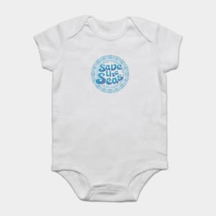 Save the Seas - Weathered Boho Circle Baby Bodysuit